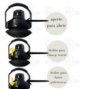 Kit 3 em 1 Garrafas Squeeze Portátil I Lojas Castro®️